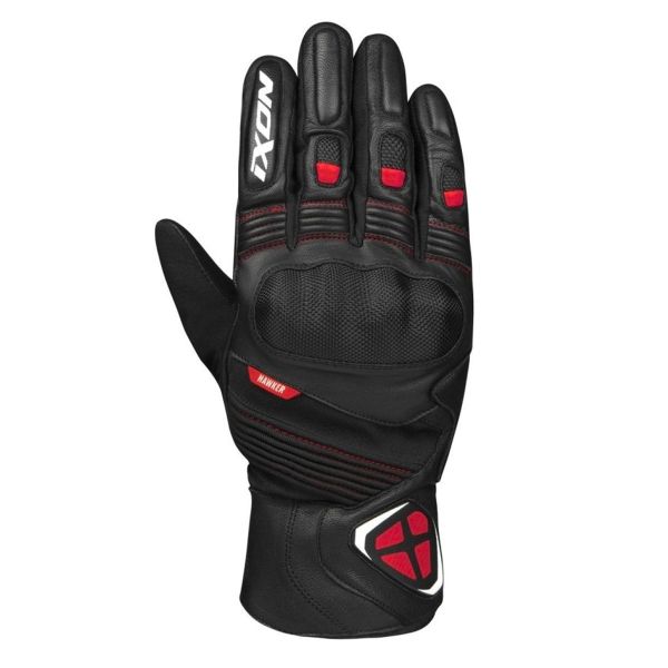 Gants Moto Ixon Pro Hawker Black Red Gants Moto Ixon Pro Hawker Black Red