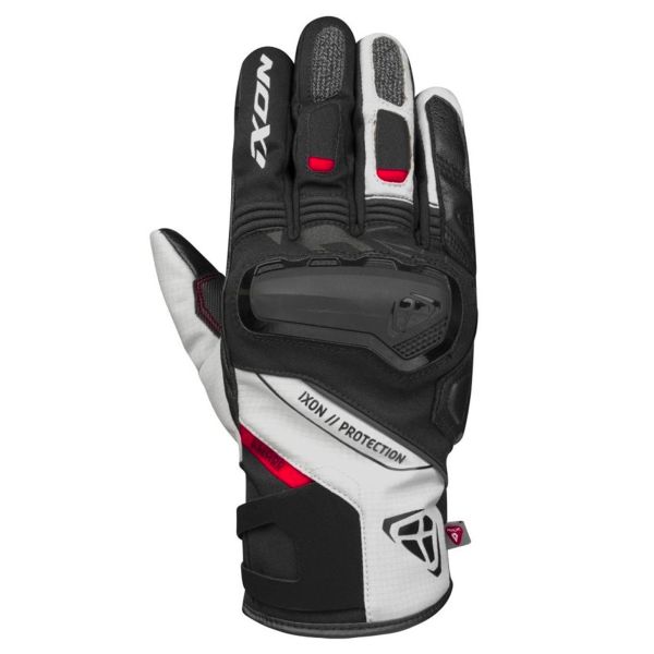 Gants Moto Ixon Pro Knarr Black Grey Red Gants Moto Ixon Pro Knarr Black Grey Red