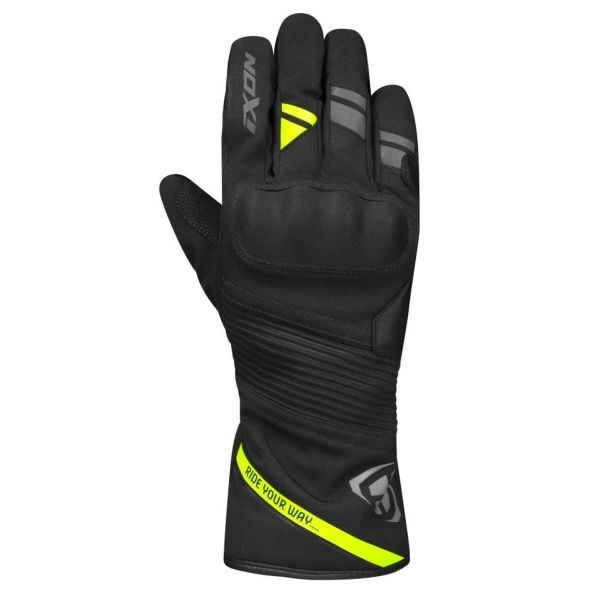 Gants Moto Ixon Pro Midgard Black Grey Bright Yellow
