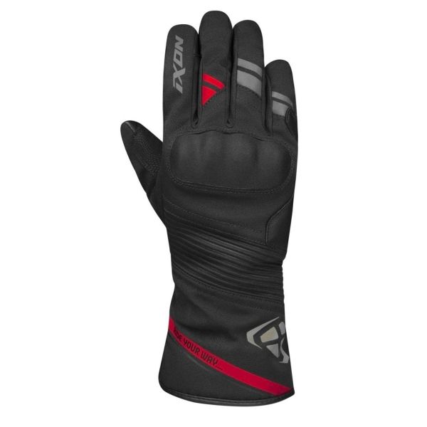 Gants Moto Ixon Pro Midgard Black Red