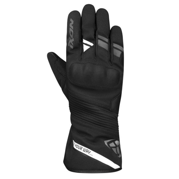 Gants Moto Ixon Pro Midgard Black White Gants Moto Ixon Pro Midgard Black White