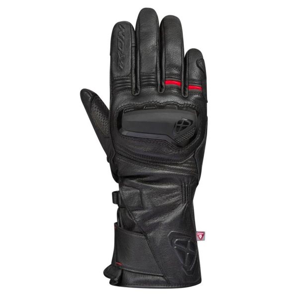 Gants Moto Ixon Pro Miles Black Red Gants Moto Ixon Pro Miles Black Red