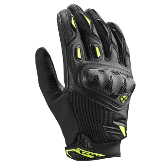 Gants Moto Ixon Rise Air 2 Black Bright Yellow
