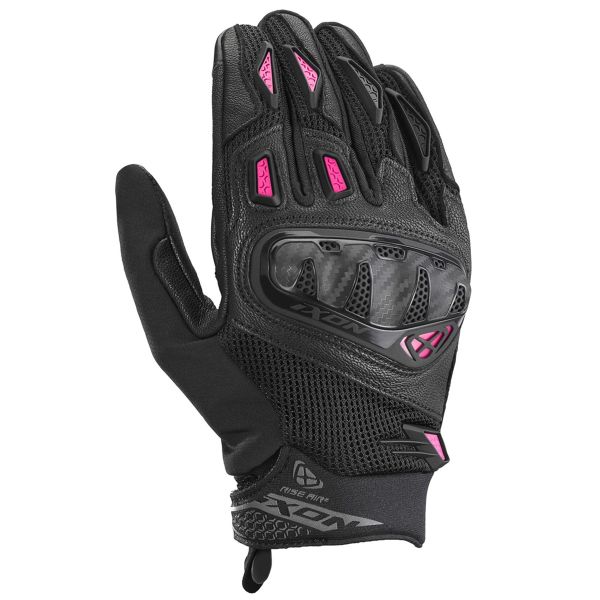 Gants Moto Ixon Rise Air 2 Lady Black Fushia Gants Moto Ixon Rise Air 2 Lady Black Fushia