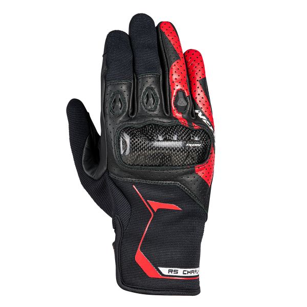 Gants Moto Ixon Rs Charly Black Red Gants Moto Ixon Rs Charly Black Red