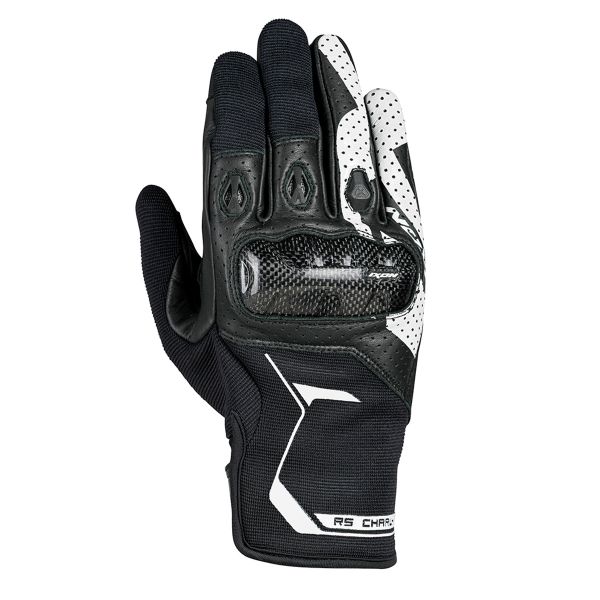 Gants Moto Ixon Rs Charly Black White Gants Moto Ixon Rs Charly Black White