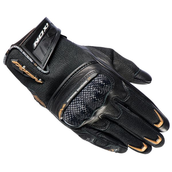 Gants Moto Ixon RS Rise Air Lady Black Gold Gants Moto Ixon RS Rise Air Lady Black Gold