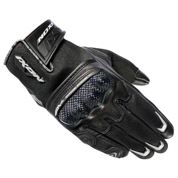 Gants Moto Ixon RS Rise Air Lady Black Silver Gants Moto Ixon RS Rise Air Lady Black Silver