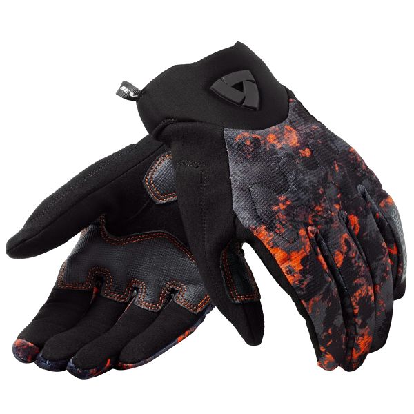Gants Moto REV'IT Continent WB Gloves Black Orange