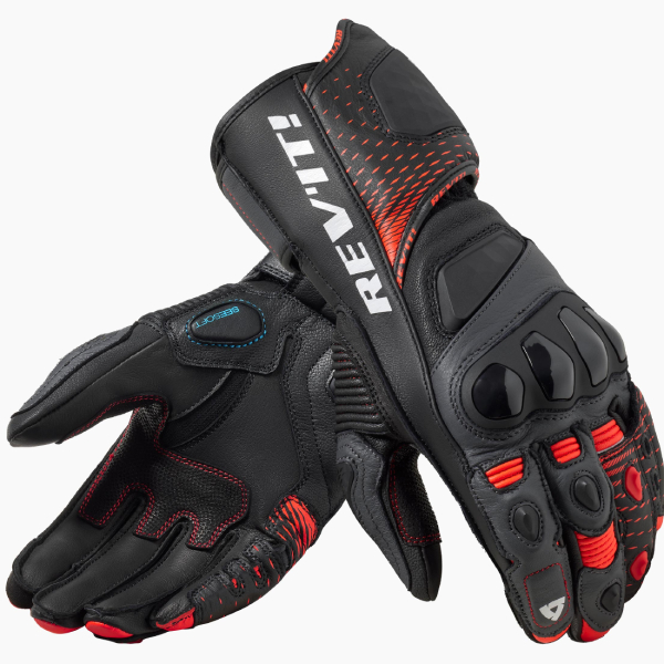 Gants Moto REV'IT Control Black Neon Red