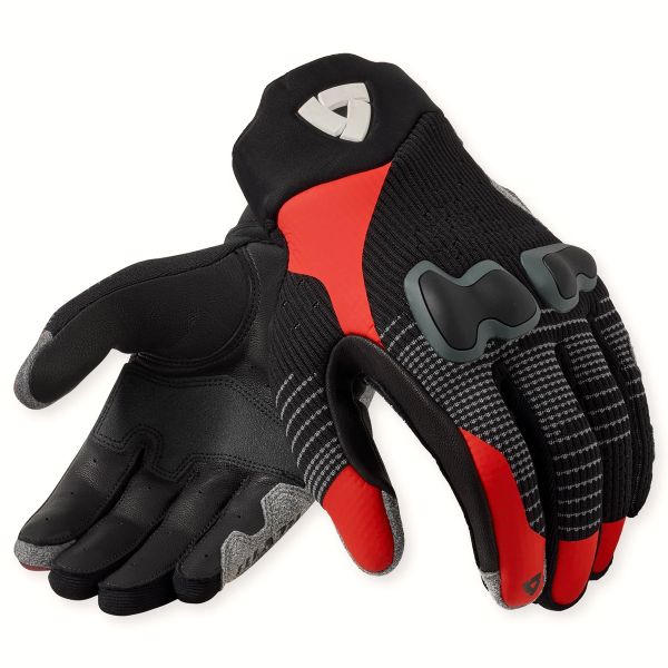 Gants Moto REV'IT Kinetic 2 Black Red