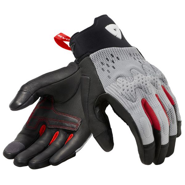 Gants Moto REV'IT Kinetic Gris Clair Noir