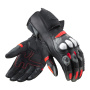 Gants Moto REV'IT League 2 Noir Neon Rouge