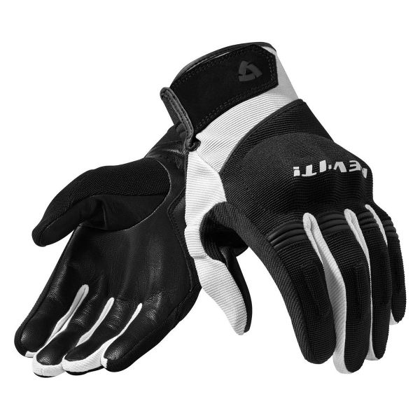 Gants Moto REV'IT Mosca Noir Blanc
