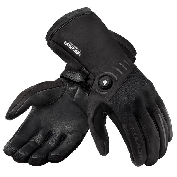 Gants Moto REV'IT Progress H2O Chauffant Black