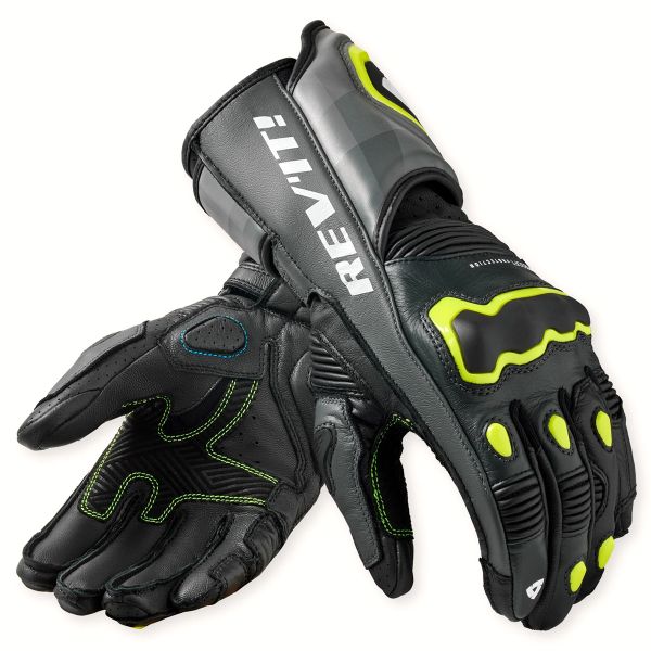 Gants Moto REV'IT Quantum 3 Grey Neon Yellow