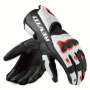 Gants Moto REV'IT Quantum 3 White Neon Red