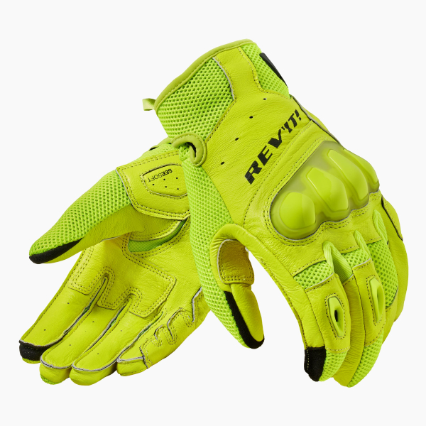 Gants Moto REV'IT Ritmo Neon Yellow