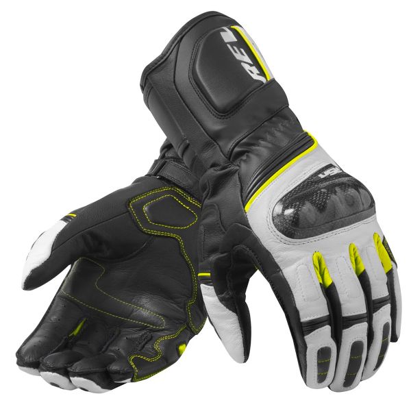 Gants Moto REV'IT RSR 3 Noir Jaune Neon