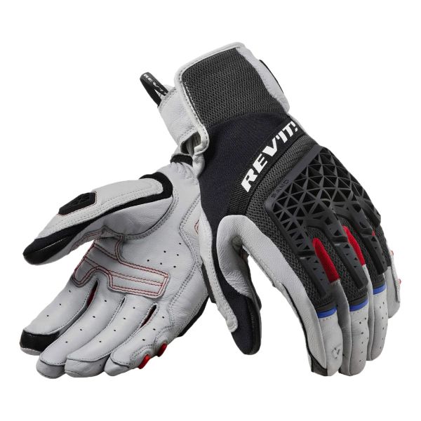 Gants Moto REV'IT Sand 4 Gris Clair Noir
