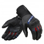 Gants Moto REV'IT Sand 4 H2O Noir Rouge