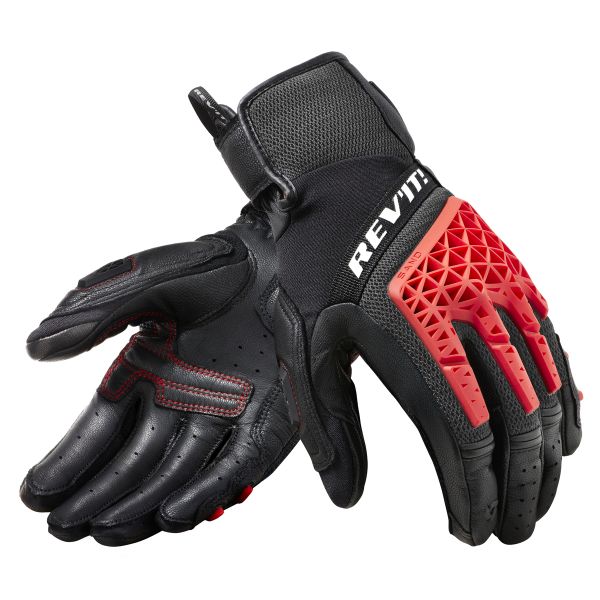 Gants Moto REV'IT Sand 4 Noir Rouge Gants Moto REV'IT Sand 4 Noir Rouge