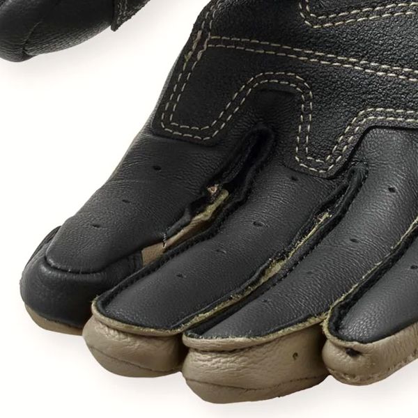 Revit Sand 5 Guanti Moto Uomo - Colore Sabbia/Nero, Taglia XL - Protezione TPU, Traspiranti, Polso Corto, Omologati EN 13594