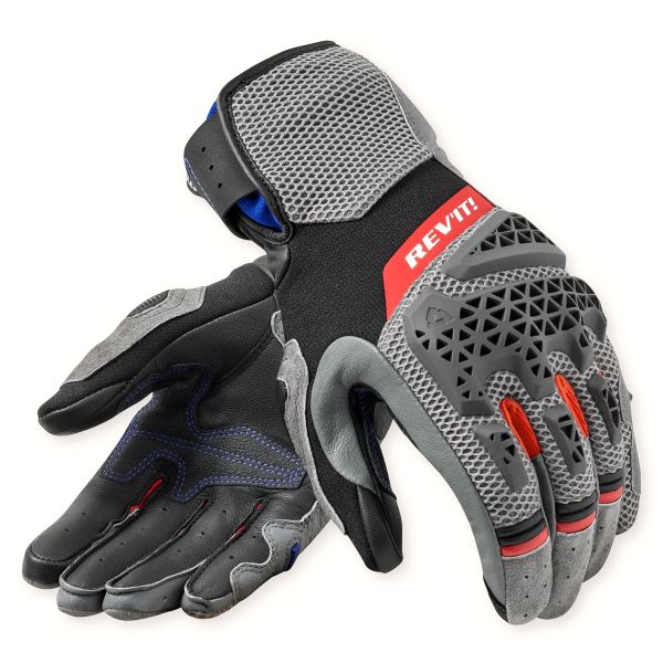 Gants Moto REV'IT Sand 5 Ladies Grey Red