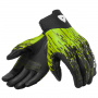 Gants Moto REV'IT Spectrum Noir Jaune Neon