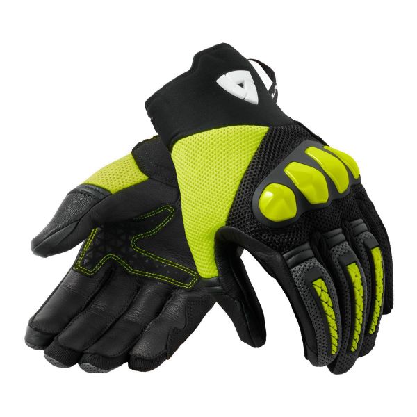 Gants Moto REV'IT Speedart Air Noir Neon Jaune