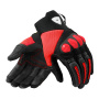 Gants Moto REV'IT Speedart Air Noir Neon Rouge
