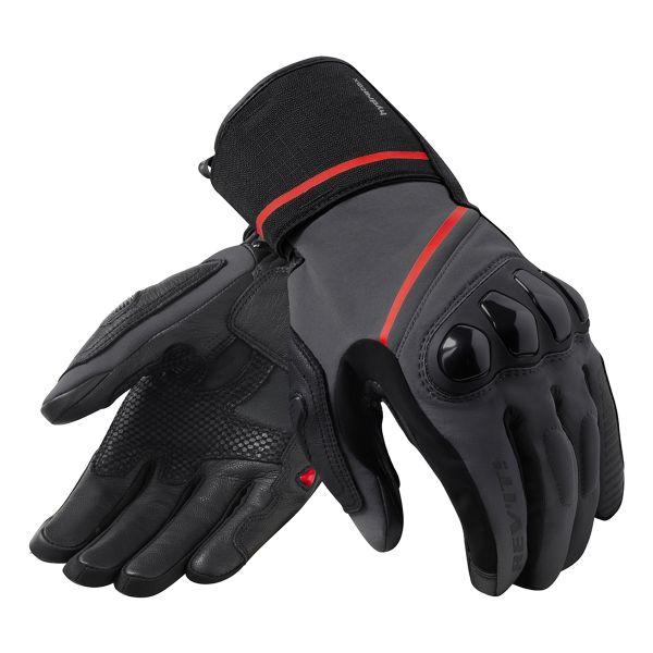Gants Moto REV'IT Summit H2O Noir Gris