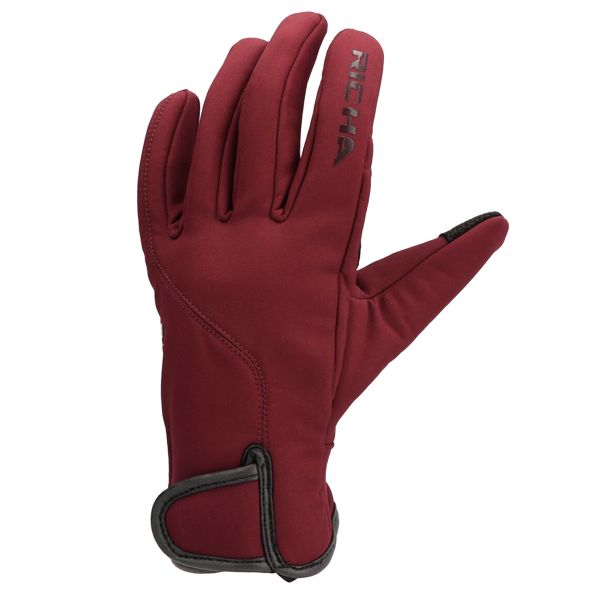 Gants Moto Richa Scoot Softshell Woman Burgundy Gants Moto Richa Scoot Softshell Woman Burgundy