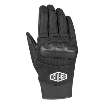 Gants Moto Segura Atol Black White