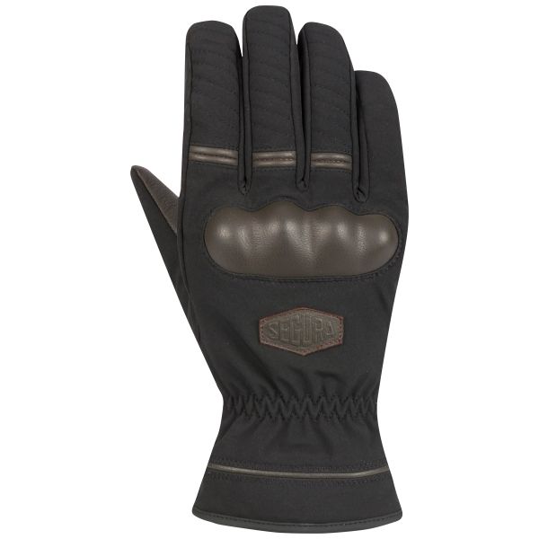 Gants Moto Segura Collins Noir marron Gloves