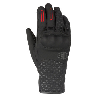 Gants Moto Segura Lady Natcho Noir Rouge