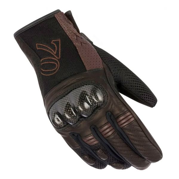 Gants Moto Segura Lady Russel Black Brown
