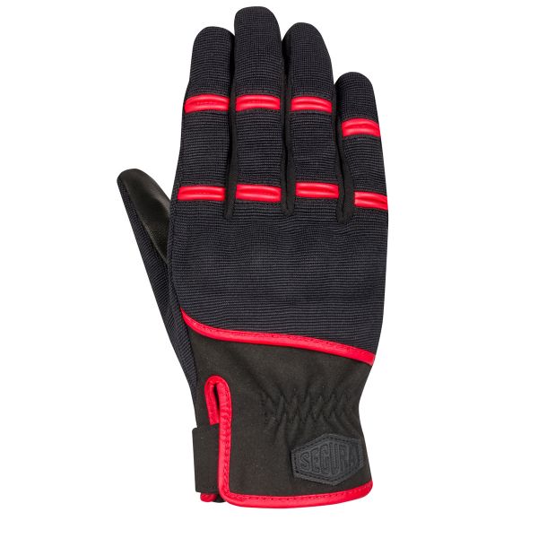 Gants Moto Segura Palmer Black Red
