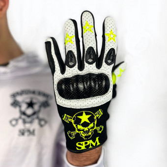 Gants Moto SPARTMOTARD Race Yellow 09