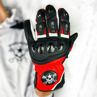 Gants Moto SPARTMOTARD SPM Red 02 Gants Moto SPARTMOTARD SPM Red 02
