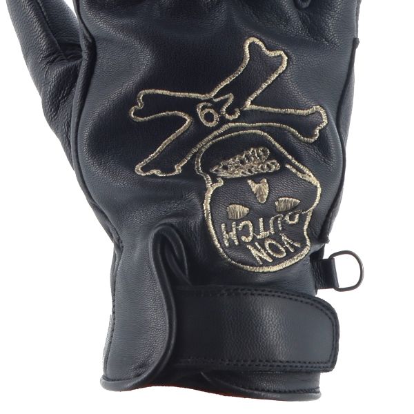 Von Dutch Bones Leather Noir