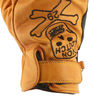 Von Dutch Bones Leather Or Noir