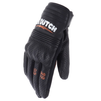 Gants Moto Von Dutch Born Air Black Orange