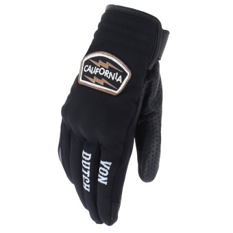 Gants Moto Von Dutch Cali Black Black