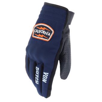 Gants Moto Von Dutch Cali Blue Camel