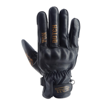 Gants Moto Von Dutch Flash Cuir Black Gants Moto Von Dutch Flash Cuir Black