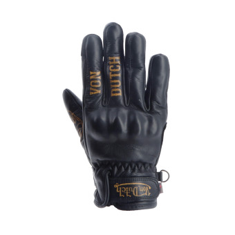 Gants Moto Von Dutch Flash Lady Cuir Black Gants Moto Von Dutch Flash Lady Cuir Black