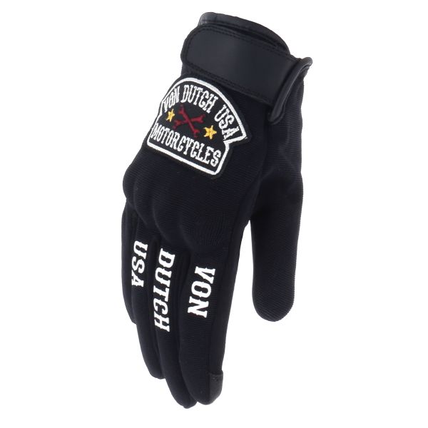 Gants Moto Von Dutch Key Air Woman Black White