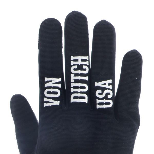 Von Dutch Key Leather Noir Blanc