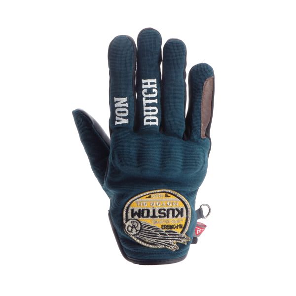 Gants Moto Von Dutch Magic Lady Blue Brown